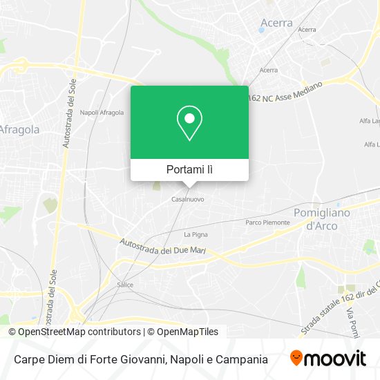 Mappa Carpe Diem di Forte Giovanni