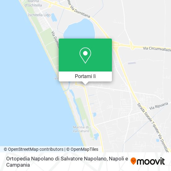 Mappa Ortopedia Napolano di Salvatore Napolano