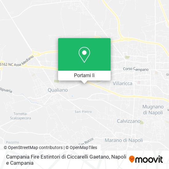 Mappa Campania Fire Estintori di Ciccarelli Gaetano