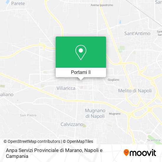 Mappa Anpa Servizi Provinciale di Marano
