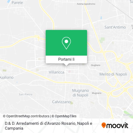 Mappa D.& D. Arredamenti di d'Avanzo Rosario