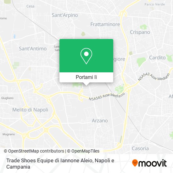 Mappa Trade Shoes Equipe di Iannone Aleio