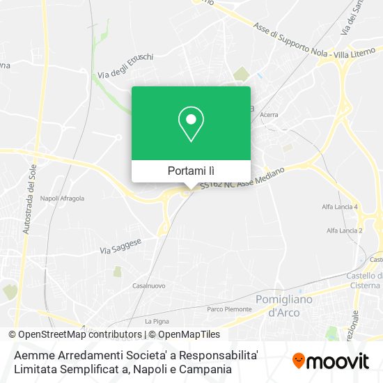 Mappa Aemme Arredamenti Societa' a Responsabilita' Limitata Semplificat a