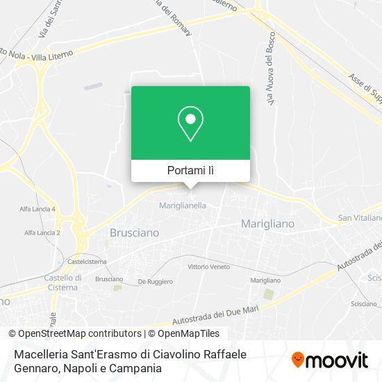 Mappa Macelleria Sant'Erasmo di Ciavolino Raffaele Gennaro