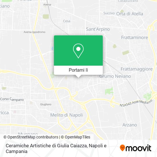 Mappa Ceramiche Artistiche di Giulia Caiazza