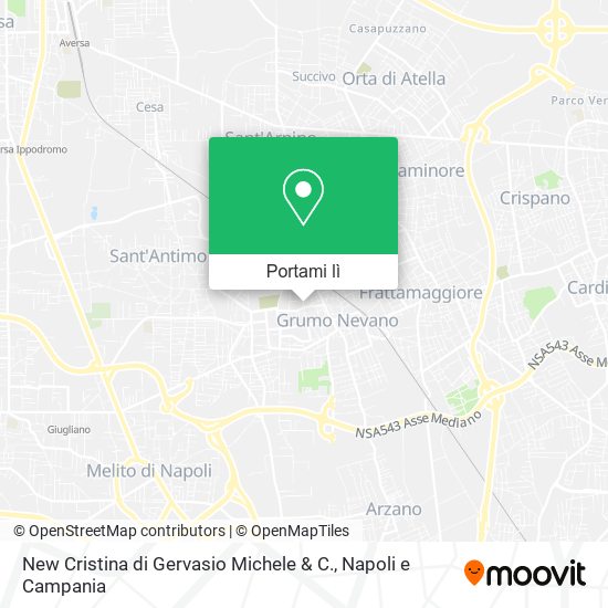 Mappa New Cristina di Gervasio Michele & C.