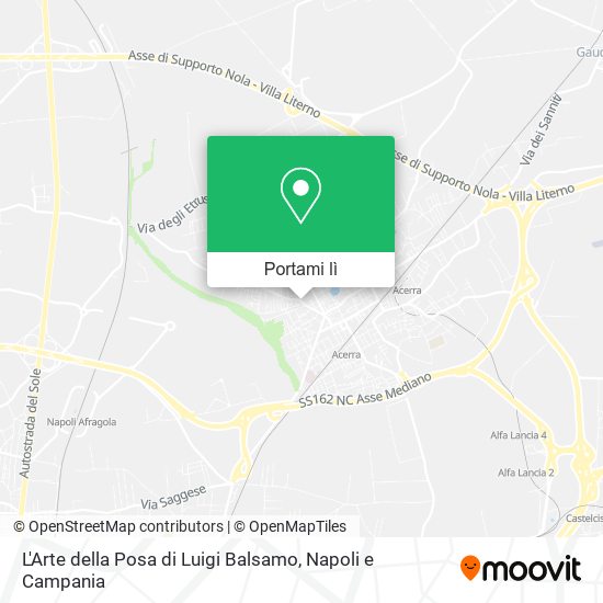 Mappa L'Arte della Posa di Luigi Balsamo