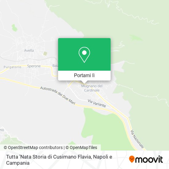 Mappa Tutta 'Nata Storia di Cusimano Flavia