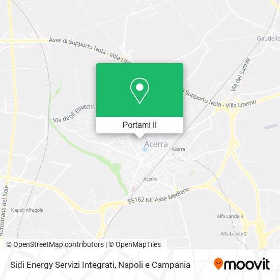 Mappa Sidi Energy Servizi Integrati