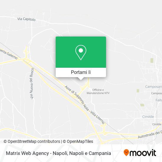 Mappa Matrix Web Agency - Napoli