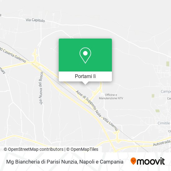 Mappa Mg Biancheria di Parisi Nunzia