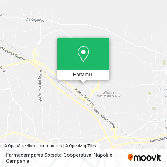 Mappa Farmacampania Societa' Cooperativa