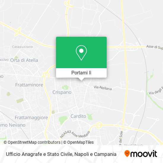 Mappa Ufficio Anagrafe e Stato Civile