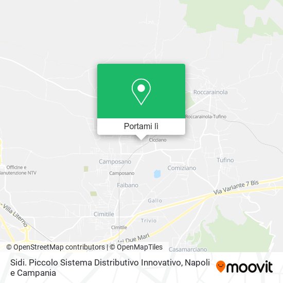 Mappa Sidi. Piccolo Sistema Distributivo Innovativo