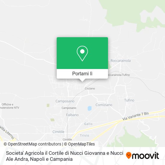 Mappa Societa' Agricola il Cortile di Nucci Giovanna e Nucci Ale Andra
