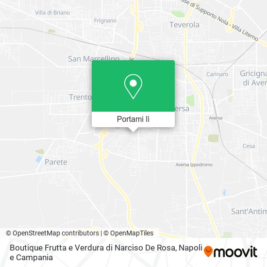 Mappa Boutique Frutta e Verdura di Narciso De Rosa