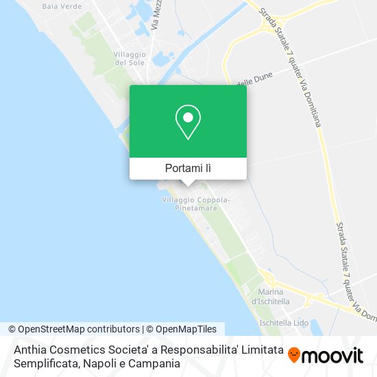 Mappa Anthia Cosmetics Societa' a Responsabilita' Limitata Semplificata