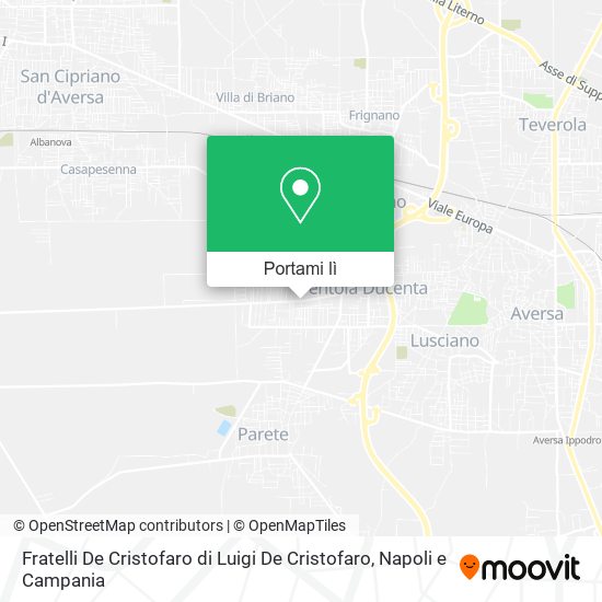 Mappa Fratelli De Cristofaro di Luigi De Cristofaro