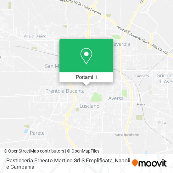 Mappa Pasticceria Ernesto Martino Srl S Emplificata