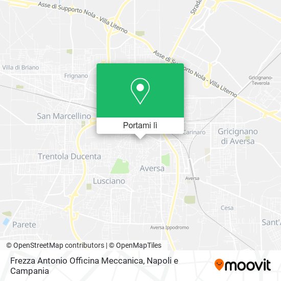Mappa Frezza Antonio Officina Meccanica