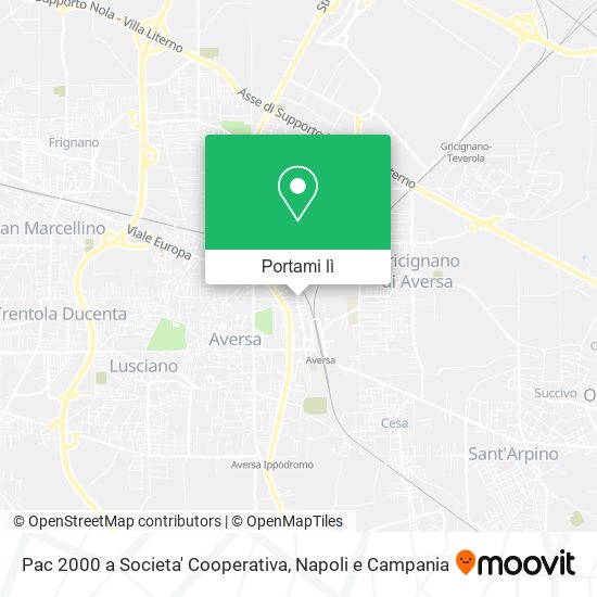 Mappa Pac 2000 a Societa' Cooperativa