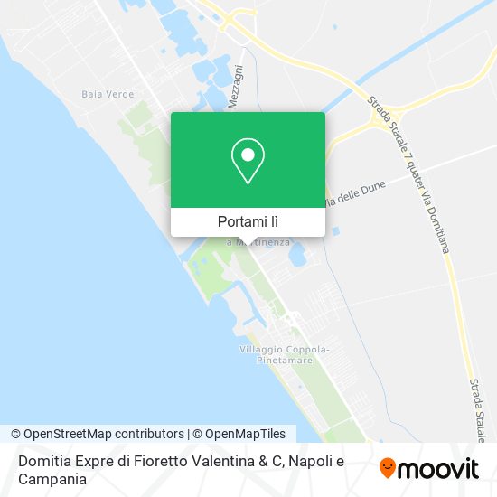 Mappa Domitia Expre di Fioretto Valentina & C
