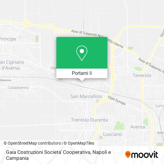 Mappa Gaia Costruzioni Societa' Cooperativa