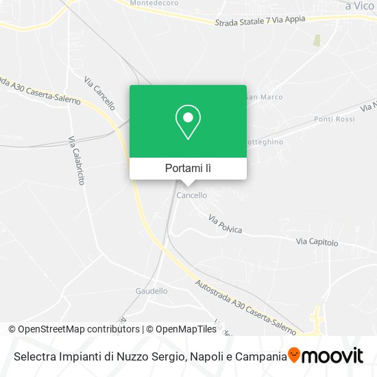 Mappa Selectra Impianti di Nuzzo Sergio
