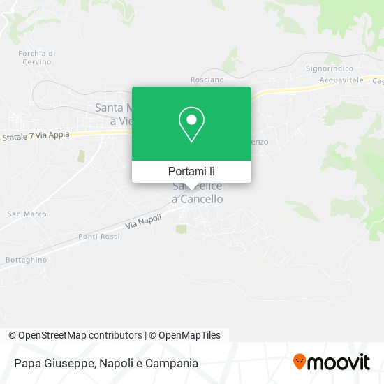 Mappa Papa Giuseppe