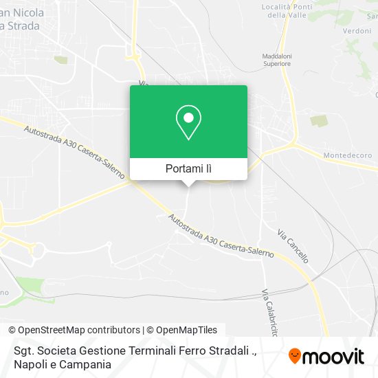 Mappa Sgt. Societa Gestione Terminali Ferro Stradali .