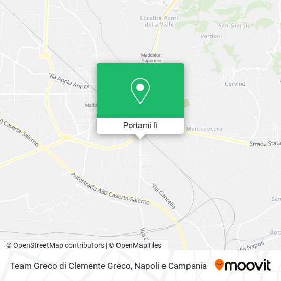 Mappa Team Greco di Clemente Greco