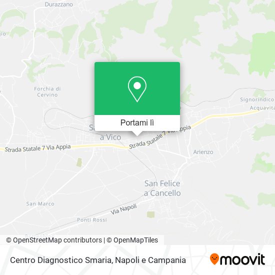 Mappa Centro Diagnostico Smaria