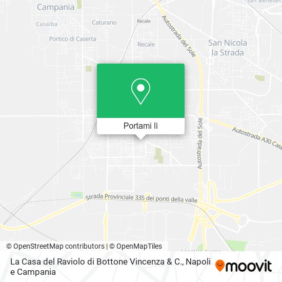 Mappa La Casa del Raviolo di Bottone Vincenza & C.