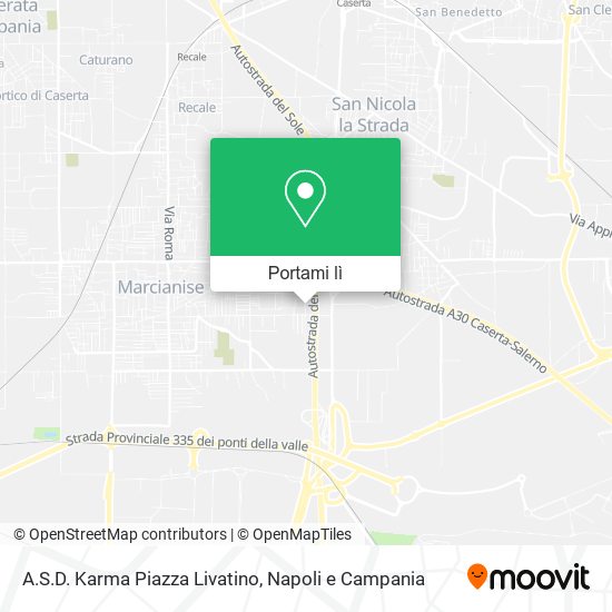 Mappa A.S.D. Karma Piazza Livatino