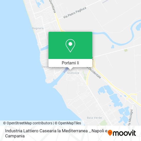 Mappa Industria Lattiero Casearia la Mediterranea .