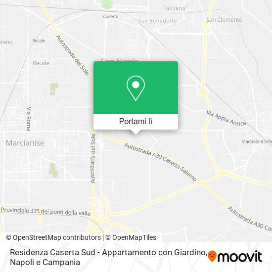 Mappa Residenza Caserta Sud - Appartamento con Giardino