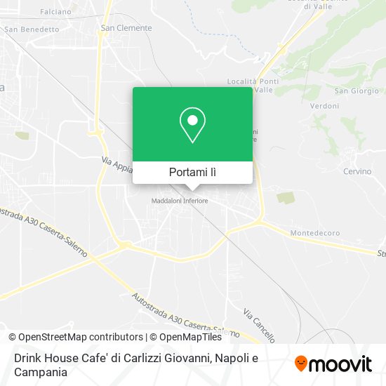 Mappa Drink House Cafe' di Carlizzi Giovanni