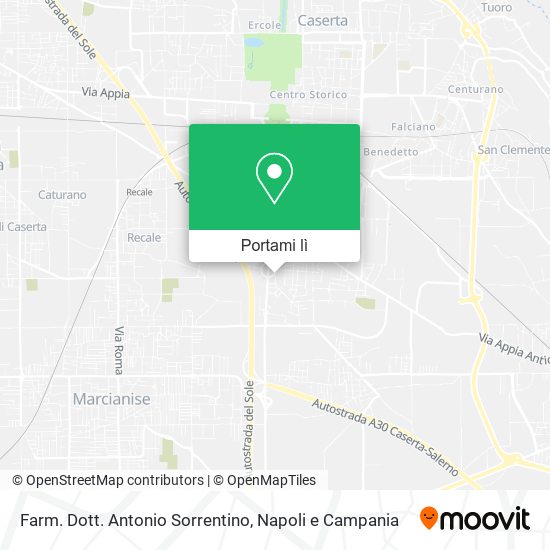 Mappa Farm. Dott. Antonio Sorrentino