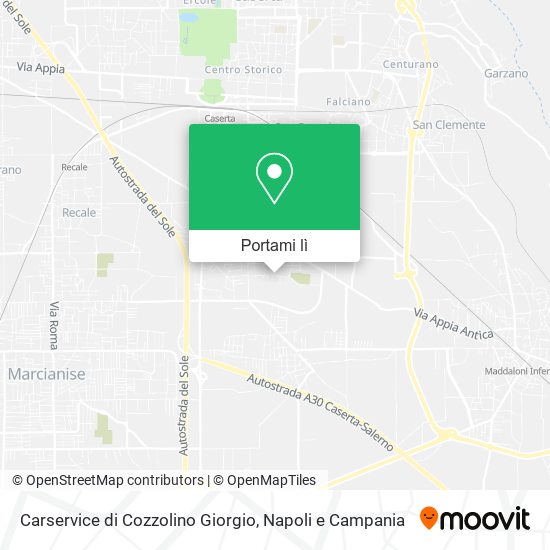 Mappa Carservice di Cozzolino Giorgio