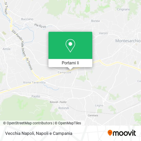 Mappa Vecchia Napoli