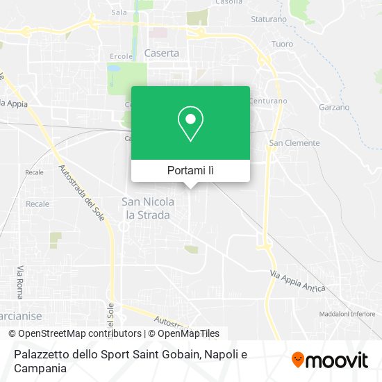 Mappa Palazzetto dello Sport Saint Gobain