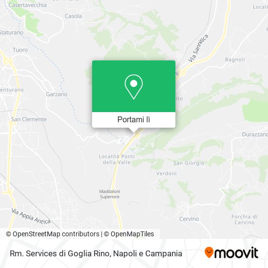 Mappa Rm. Services di Goglia Rino