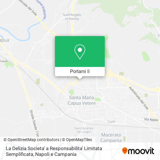 Mappa La Delizia Societa' a Responsabilita' Limitata Semplificata