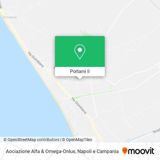 Mappa Aociazione Alfa & Omega-Onlus