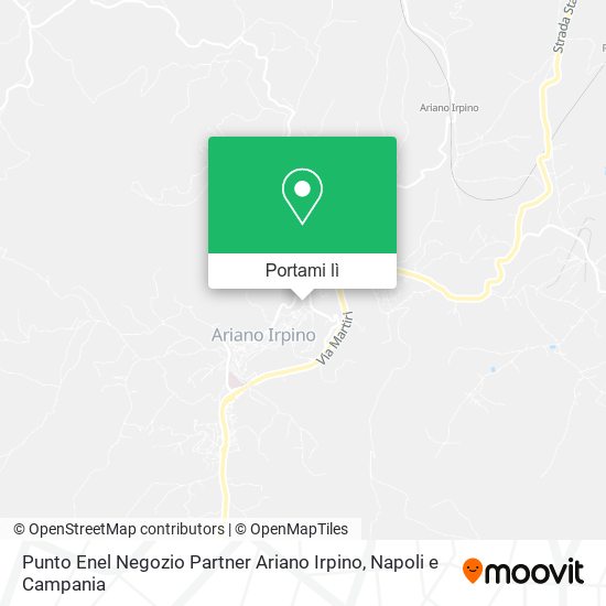 Mappa Punto Enel Negozio Partner Ariano Irpino