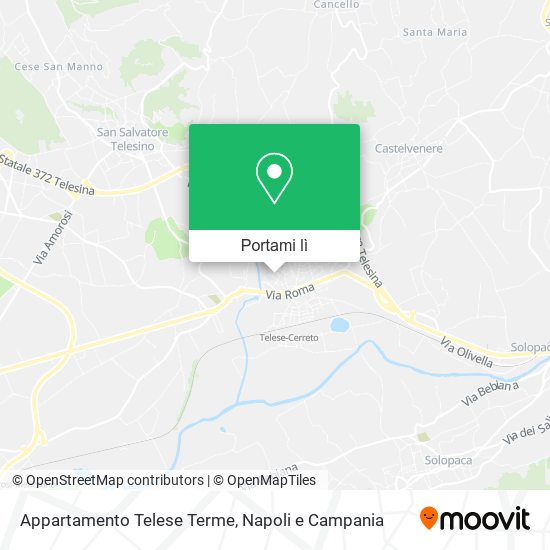 Mappa Appartamento Telese Terme