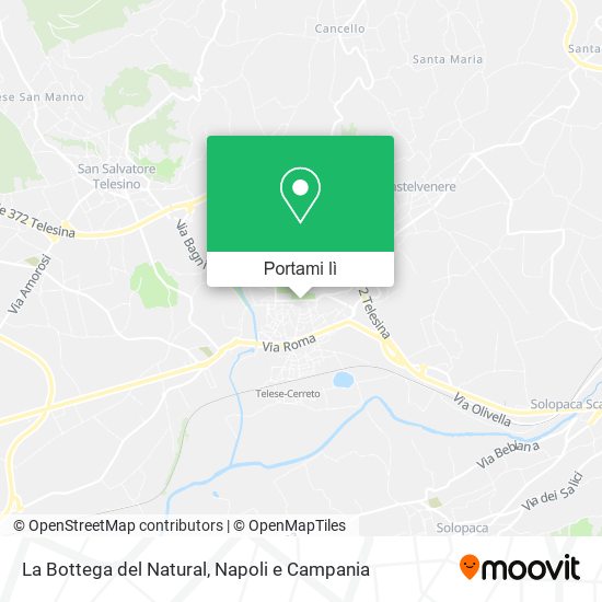 Mappa La Bottega del Natural