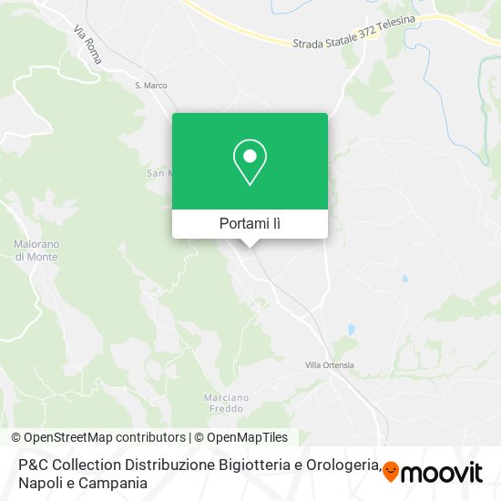 Mappa P&C Collection Distribuzione Bigiotteria e Orologeria