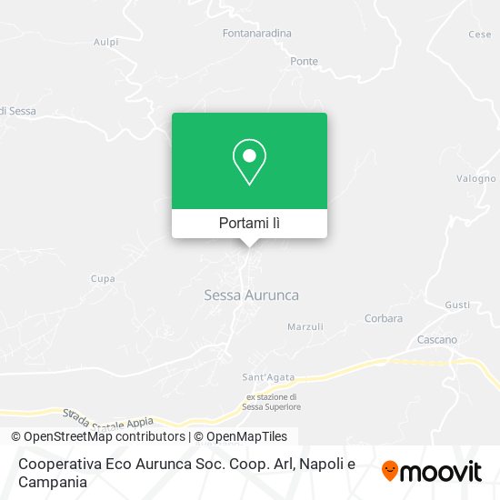 Mappa Cooperativa Eco Aurunca Soc. Coop. Arl