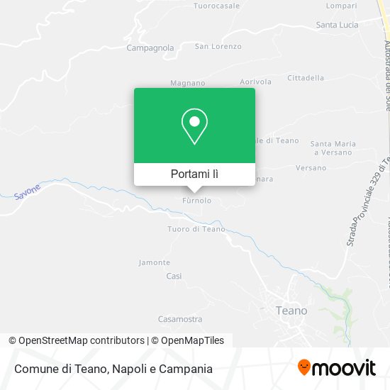 Mappa Comune di Teano